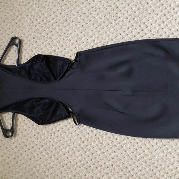 Georges Marciano Black Lace Cut-Out Mini Dress - Picture 4 of 7